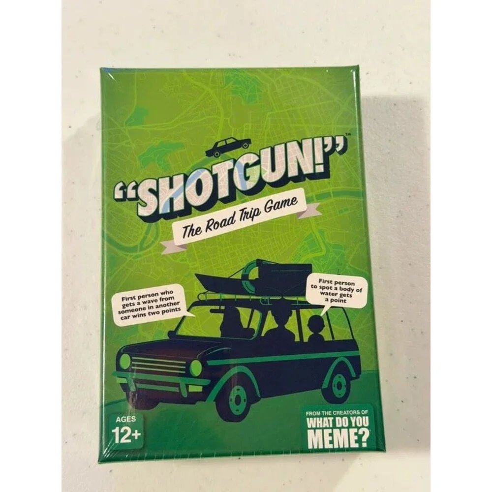 Shotgun! The Road Trip Game by What Do You Meme? Travel Game Car Vacation NEW